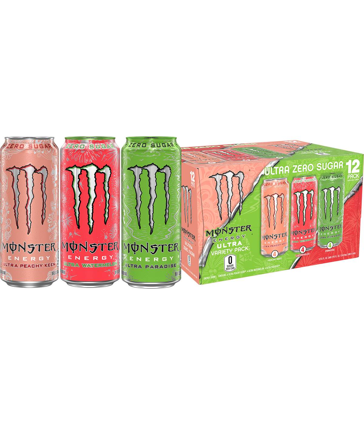 Monster Energy Ultra Zero Sugar Value Pack 16 oz Cans; image 2 of 3