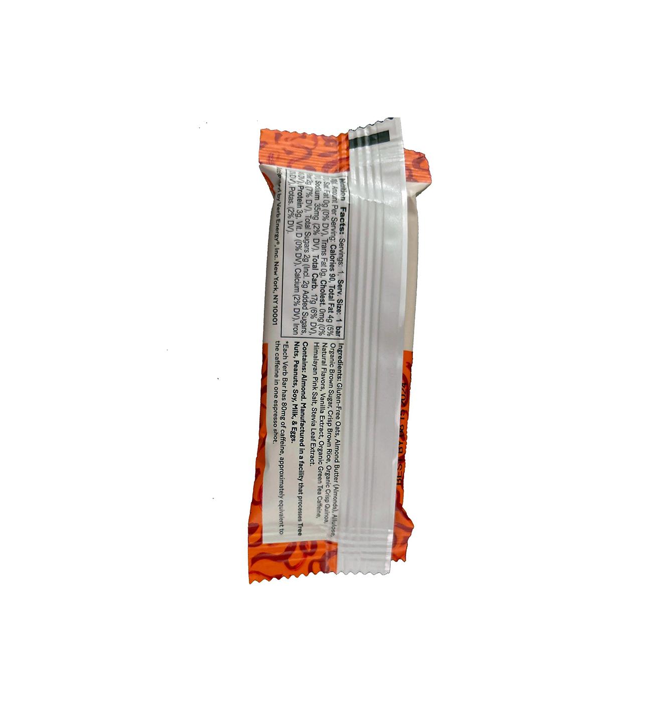 Verb Energy Caramel Macchiato Caffeinated Energy Bar Shop Granola