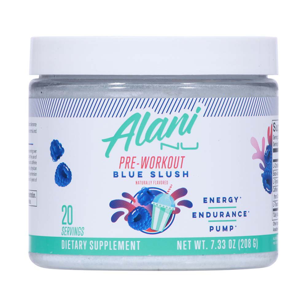 Alani Nu PreWorkout Blue Slush Shop Diet & Fitness at HEB