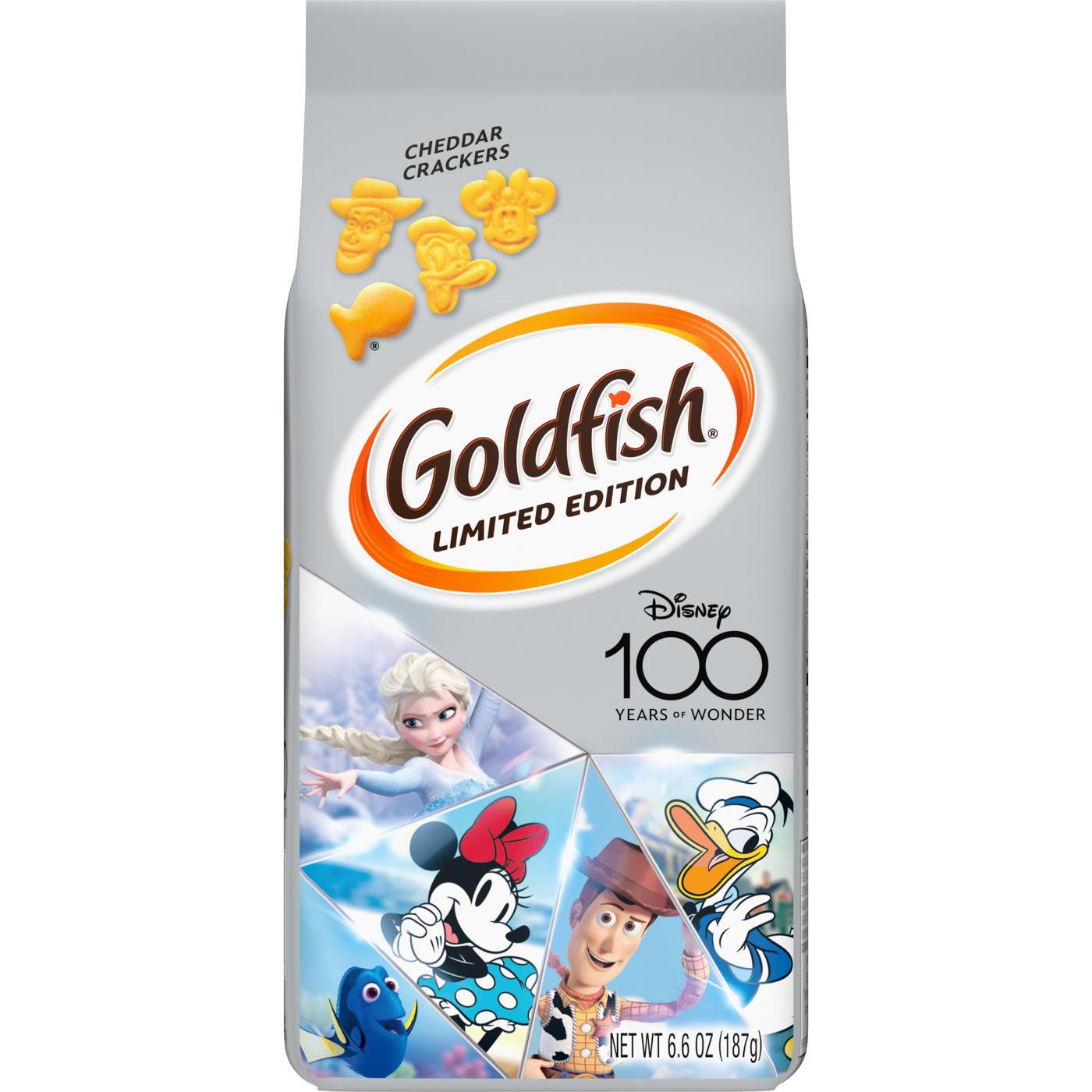 Goldfish Disney 100th Cheddar Crackers; image 1 of 9