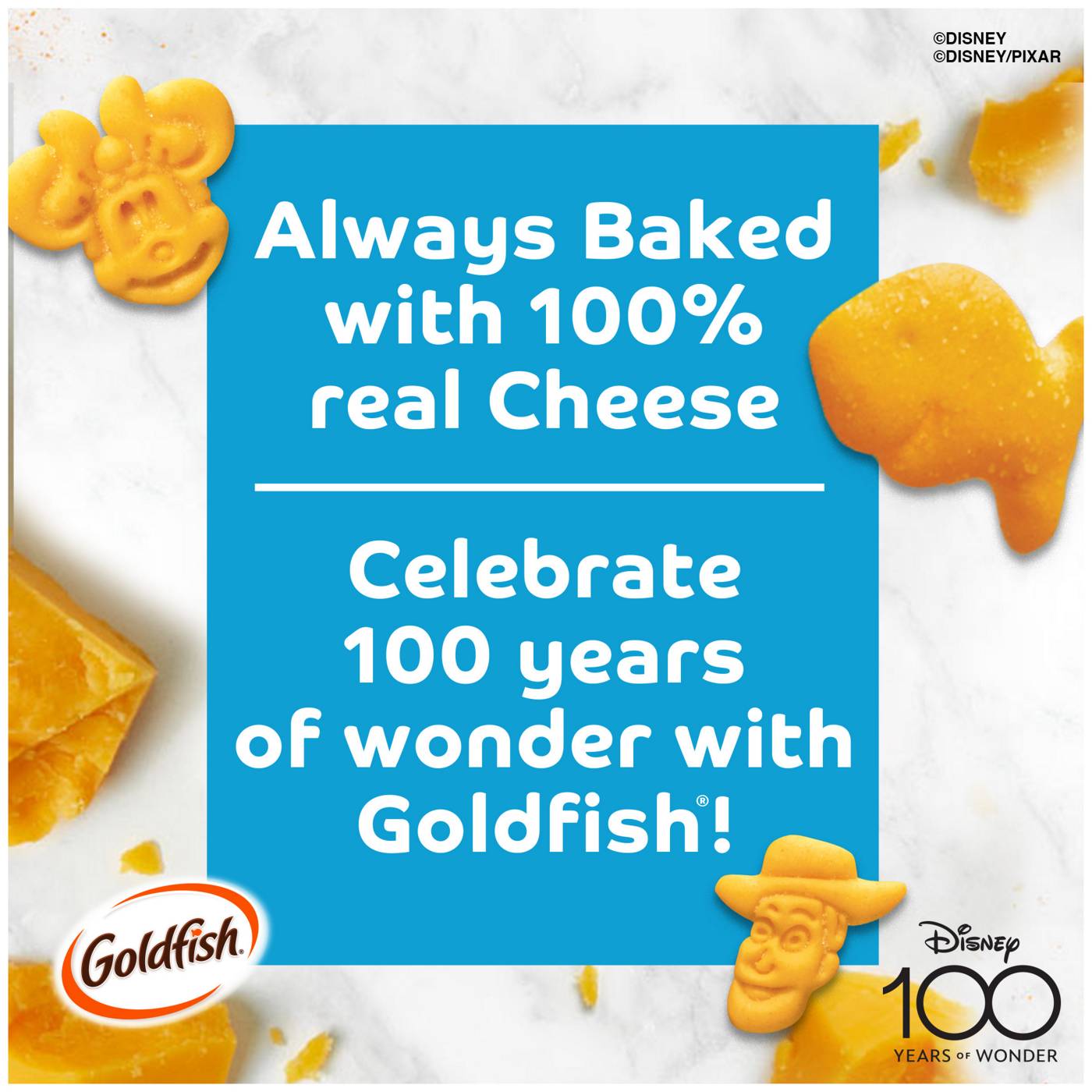 Goldfish Disney 100th Cheddar Crackers; image 8 of 9