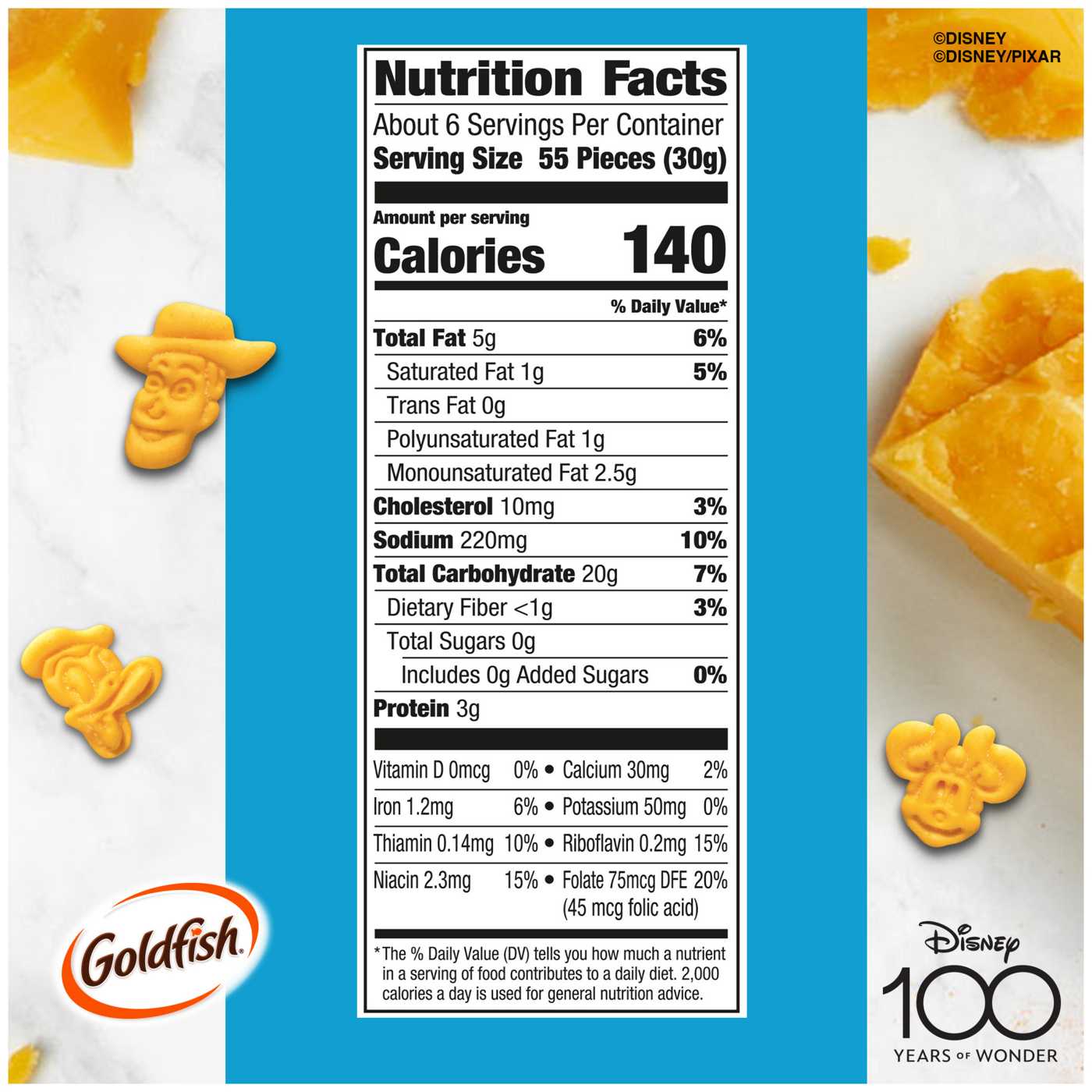 Goldfish Disney 100th Cheddar Crackers; image 9 of 9