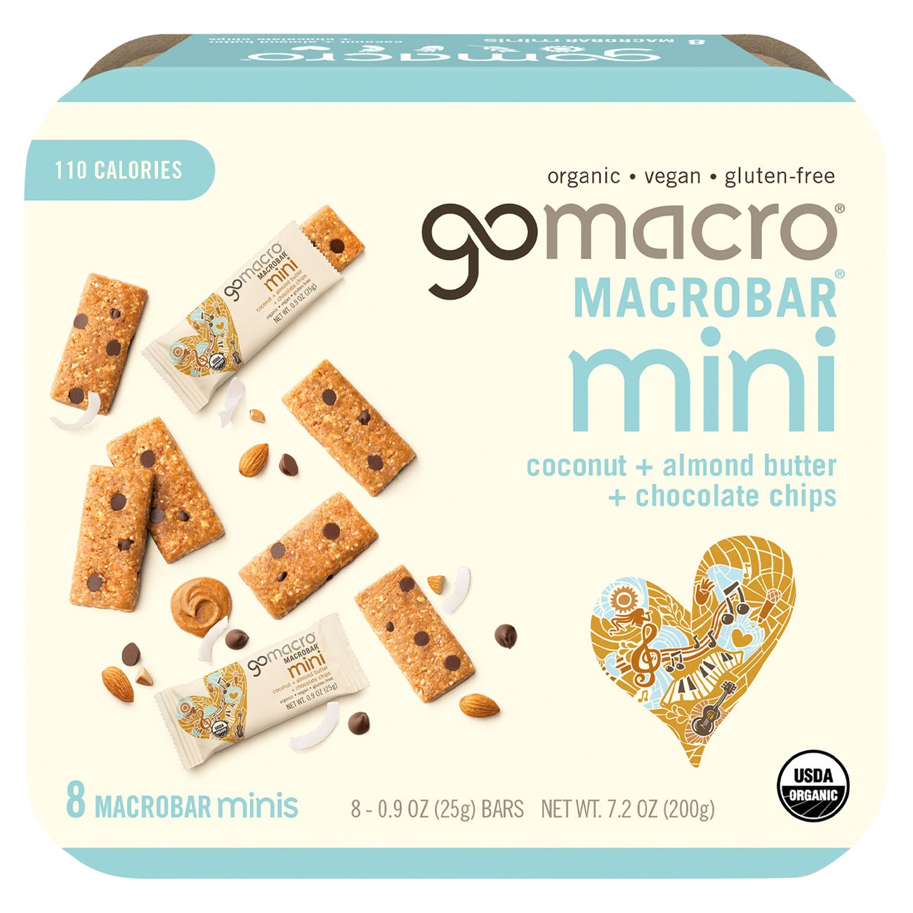 GoMacro Coconut Almond Butter Chocolate Chip Mini Macrobars Shop