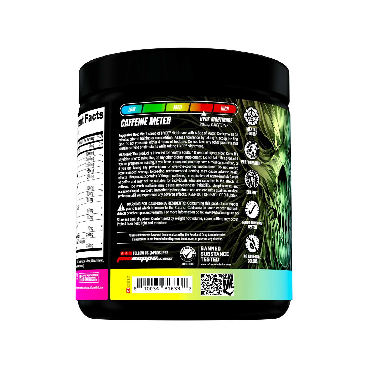 ProSupps Hyde Nightmare Pre-Workout - Jawbreaker; image 2 of 3