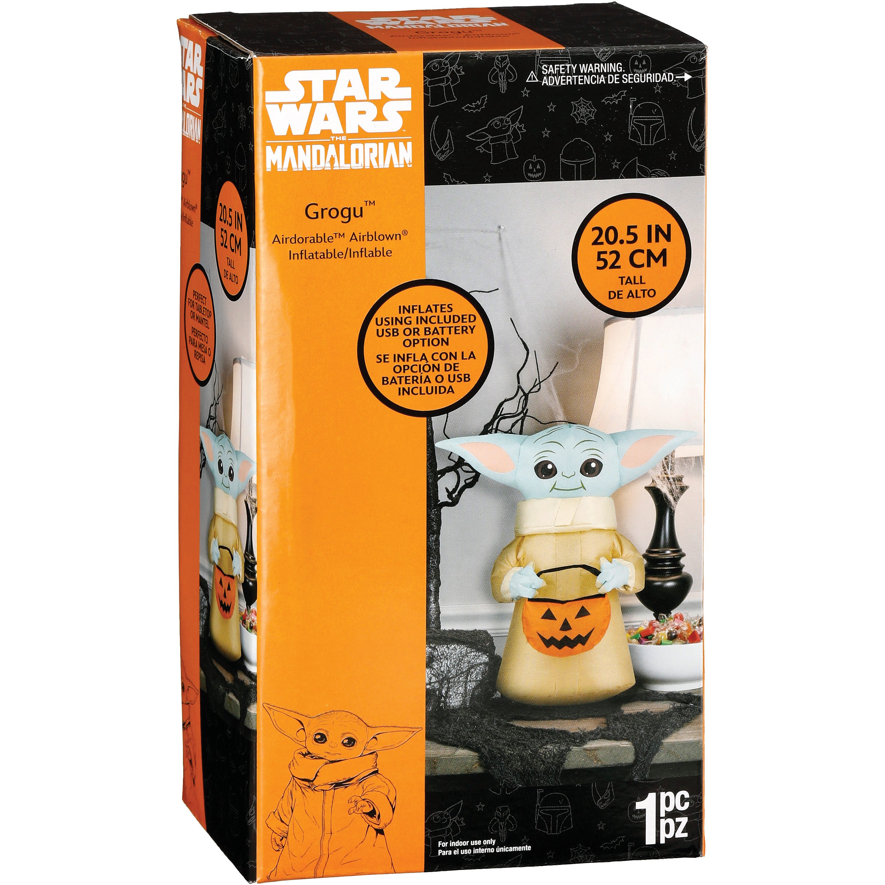 Gemmy Star Wars The Mandalorian Grogu Halloween Airdorable Airblown Inflatable - Shop Seasonal ...
