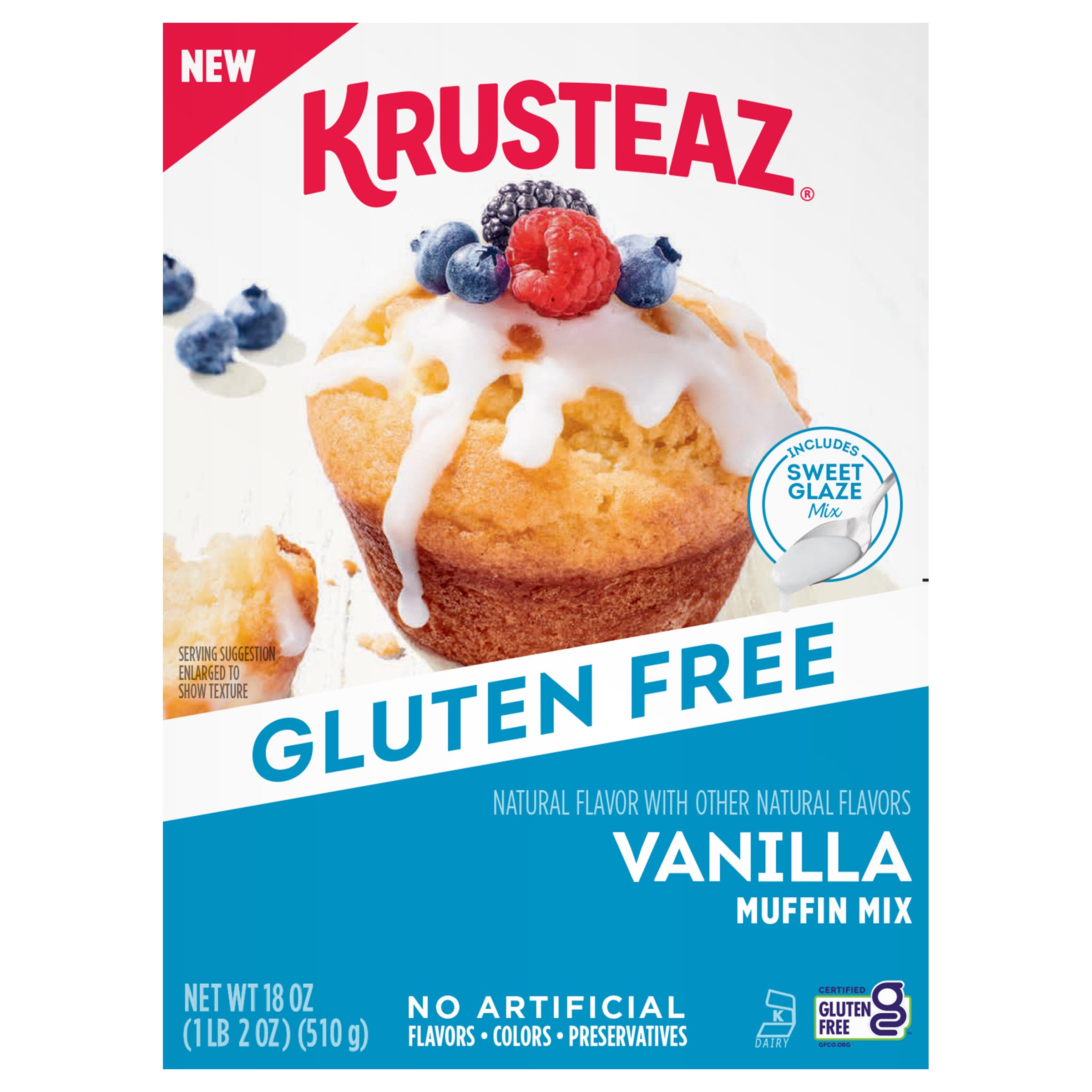 Krusteaz Gluten Free Vanilla Muffin Mix Shop Baking Mixes at HEB