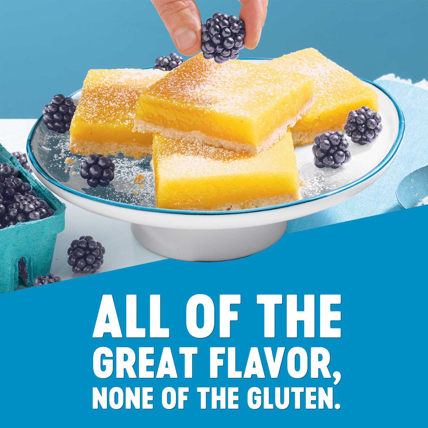 Krusteaz Gluten Free Meyer Lemon Bar Mix Shop Baking mixes at HEB