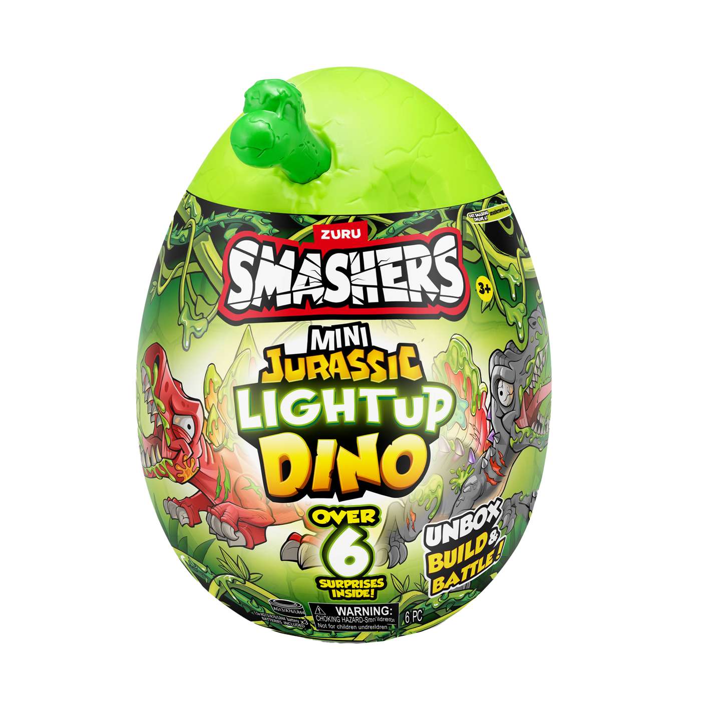 Zuru Smashers Mini Jurassic Light Up Dino Egg; image 1 of 4