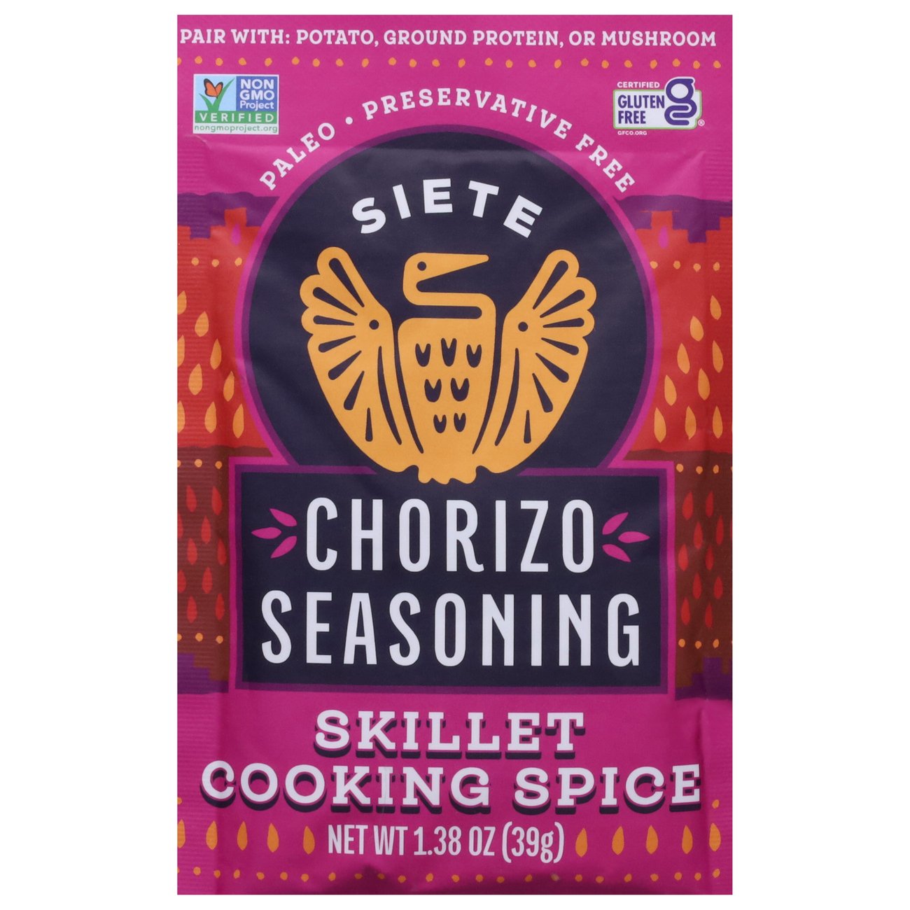 Siete Chorizo Seasoning Skillet Cooking Spice Shop Spice mixes at HEB