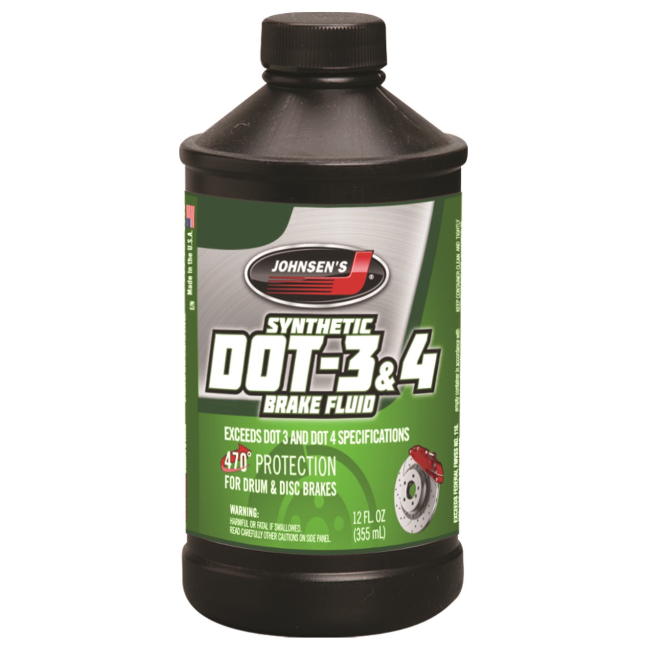 Johnsen's Synthetic DOT-3 & 4 Brake Fluid - Shop Motor oil