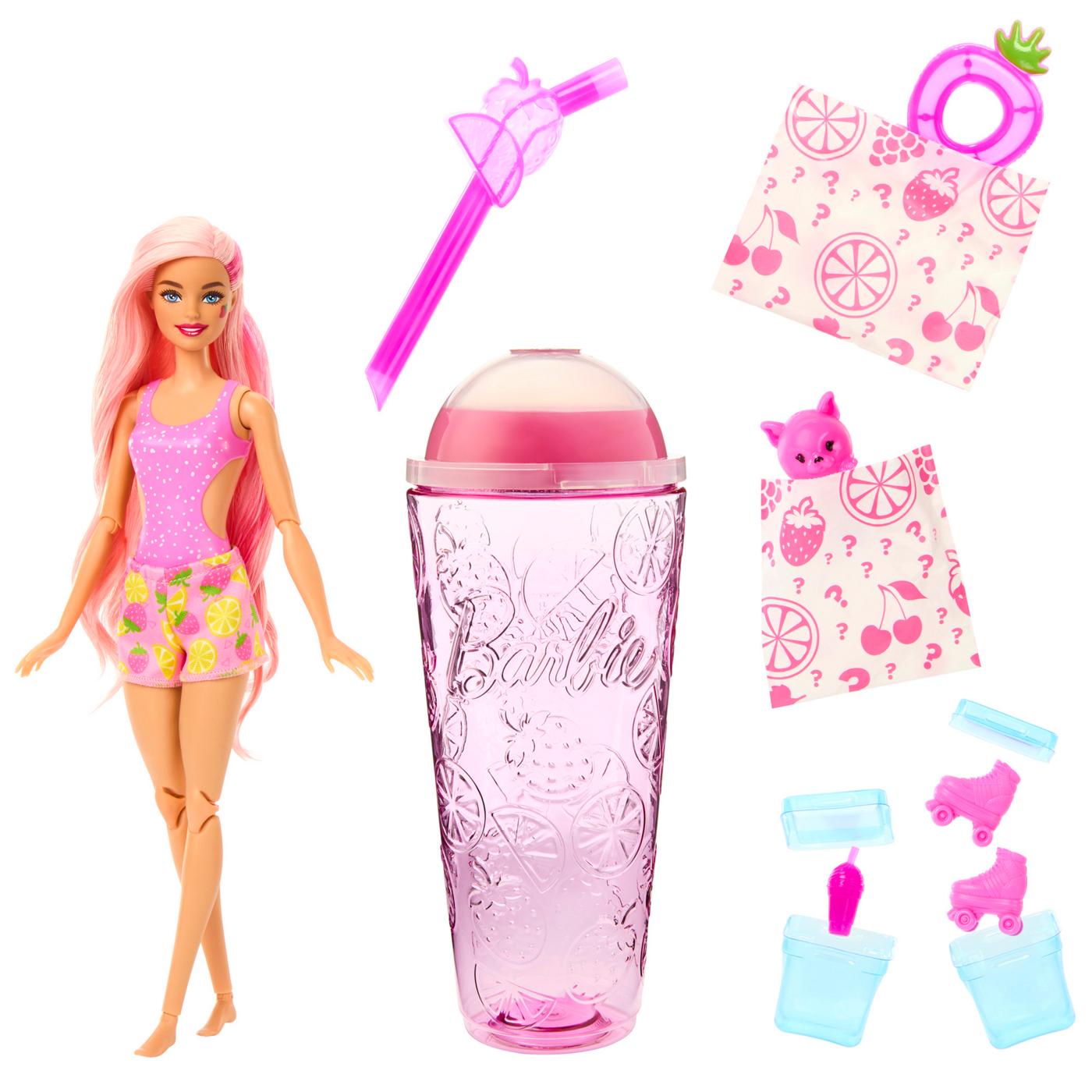 Barbie Pop Reveal Fruit Series Doll - Strawberry Lemonade - Shop Action  Figures & Dolls at H-E-B