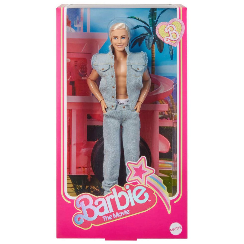 Barbie The Movie Collectible Ken Doll in Denim - Shop Action Figures ...