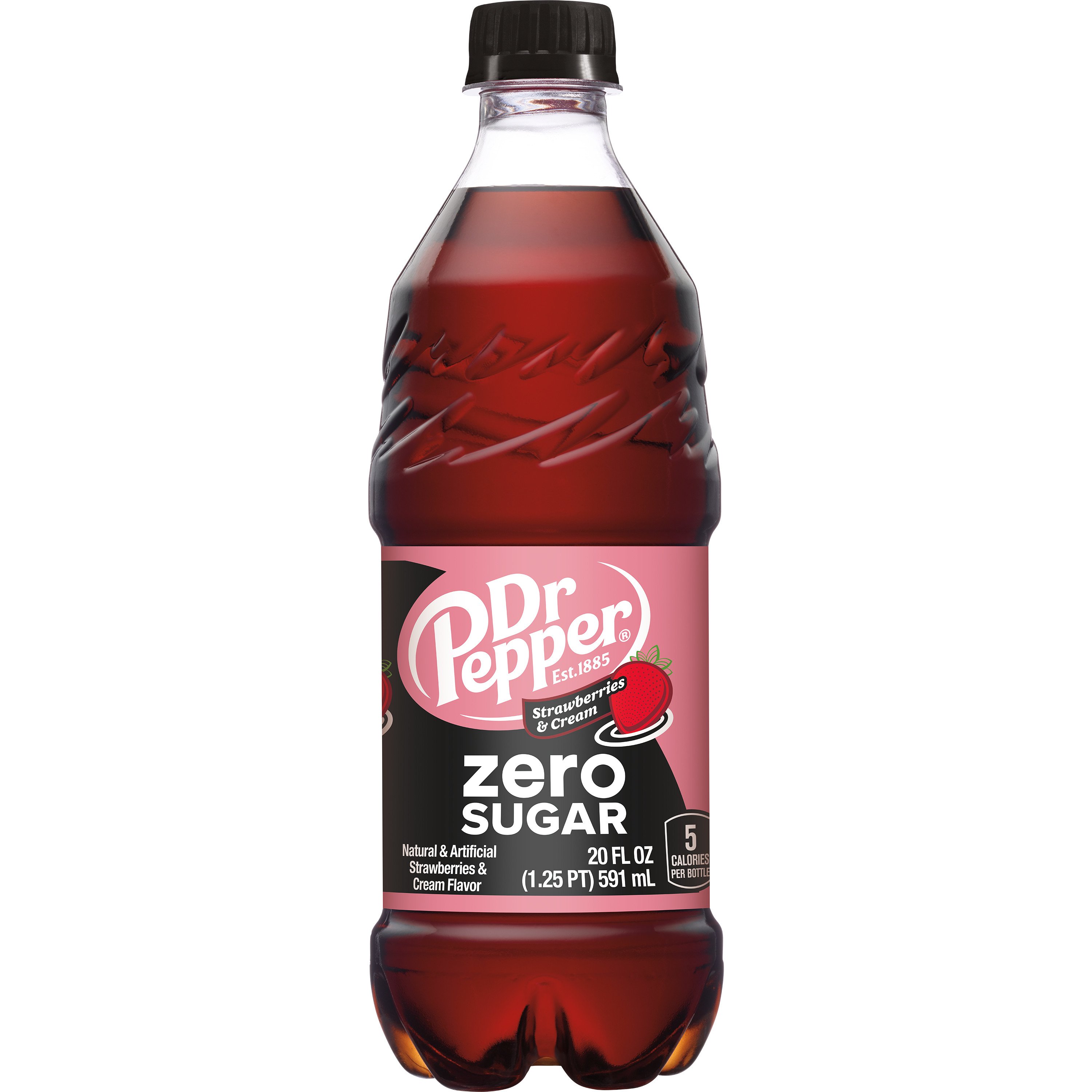 Dr Pepper Dr Pepper Zero Sugar Strawberries & Cream Shop Soda at HEB