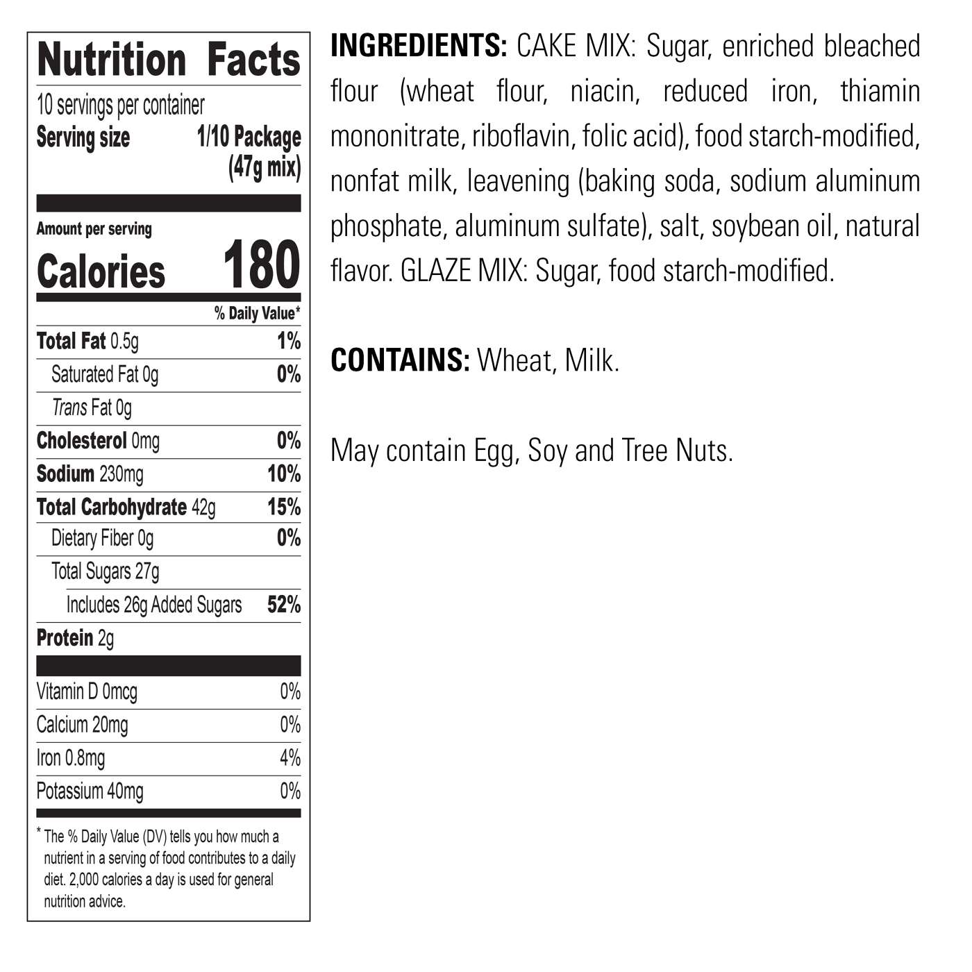 Krusteaz Vanilla Pound Cake Mix; image 6 of 6