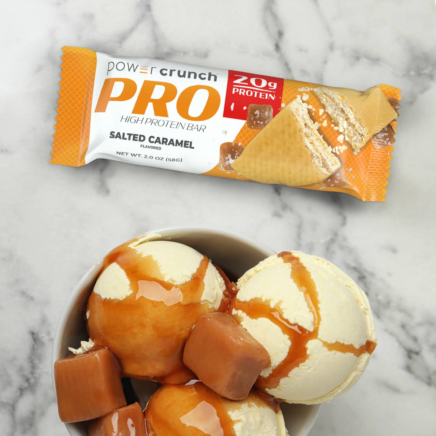 Power Crunch Pro 20g Protein Bars - Salted Caramel High; image 2 of 3