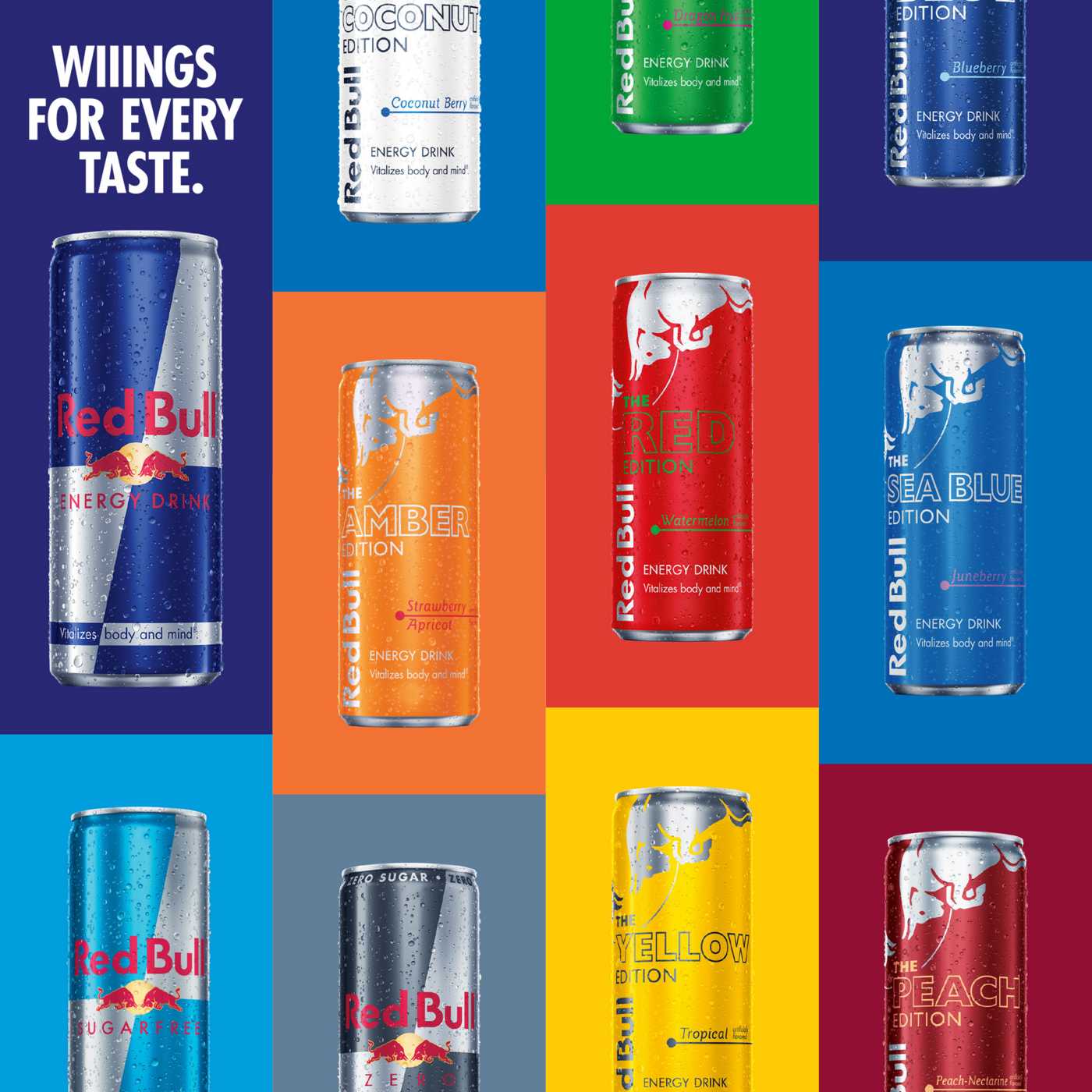 Red Bull Sea Blue Edition Juneberry Energy Drink 4 pk Cans; image 7 of 10