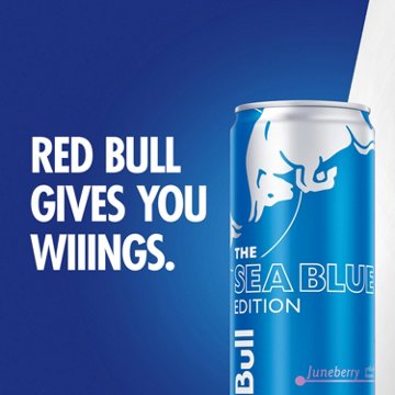 Red Bull Sea Blue Edition Juneberry Energy Drink