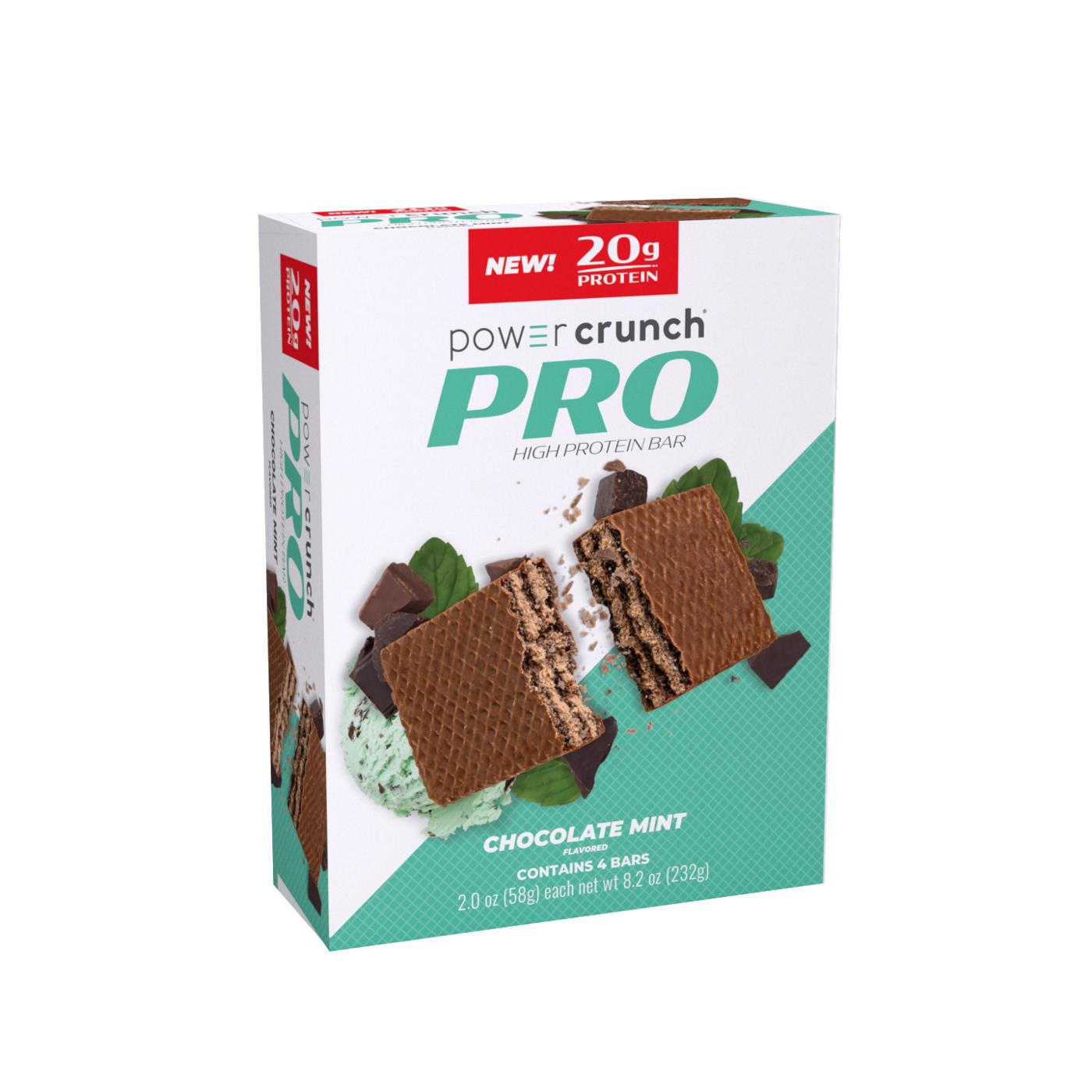 Power Crunch Pro Chocolate Mint High Protein Bars; image 1 of 3