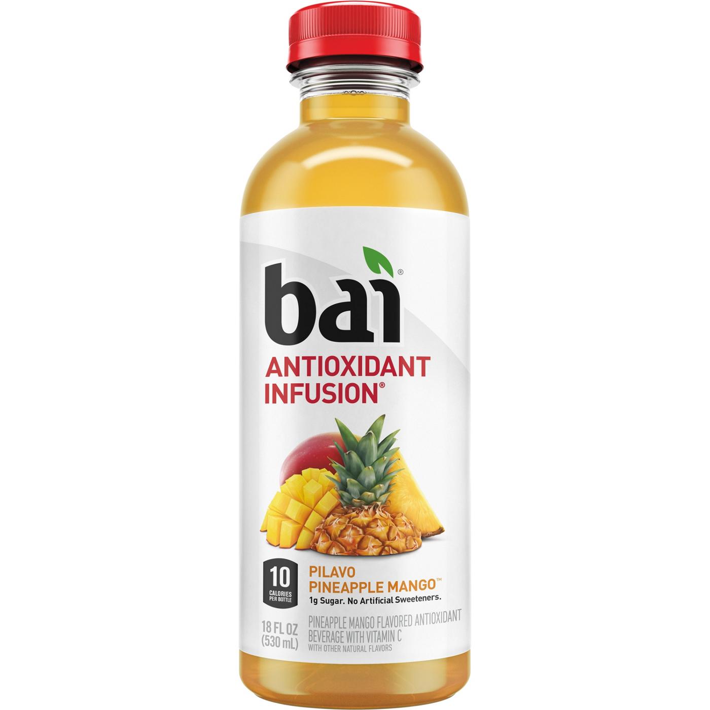 Bai Antioxidant Infused Pilavo Pineapple Mango Beverage - Shop Sports &  Energy Drinks at H-E-B