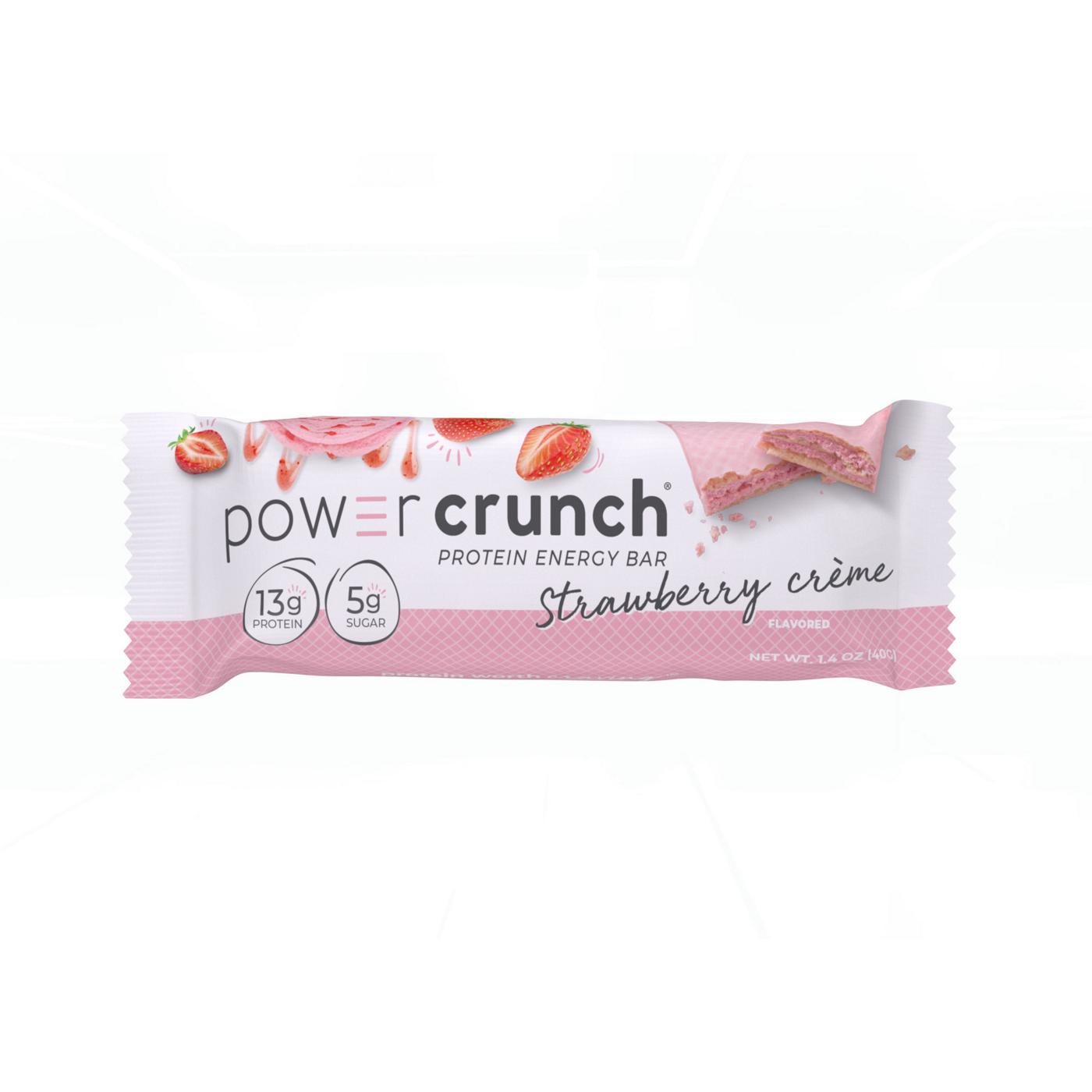 Power Crunch 13g Protein Energy Bar - Strawberry Crème; image 1 of 3