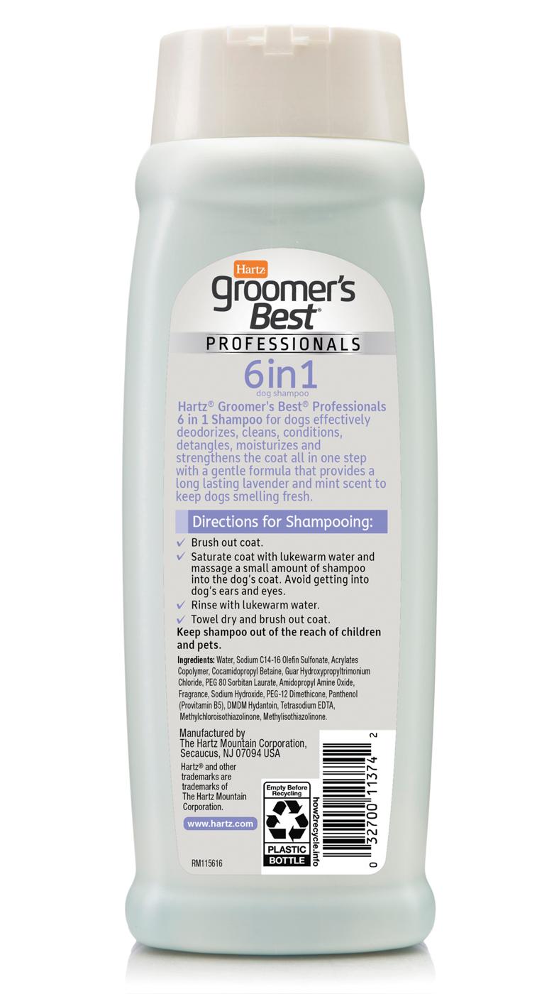 Hartz Groomer's Best 6 in 1 Dog Shampoo; image 2 of 2
