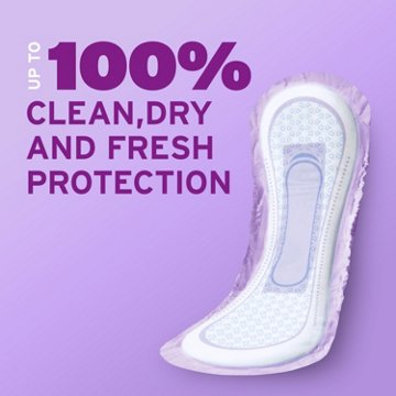 Poise Incontinence Pads, Ultra Absorbency, Long Length, 39 ct