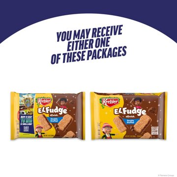 Keebler Double Stuffed E.L. Fudge Elfwich Cookies, 13.39 oz
