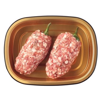 Meal Simple by H-E-B Texas Torpedo - Pork Sausage Encrusted Brisket Cream Cheese Stuffed Jalapenos, 2 ct