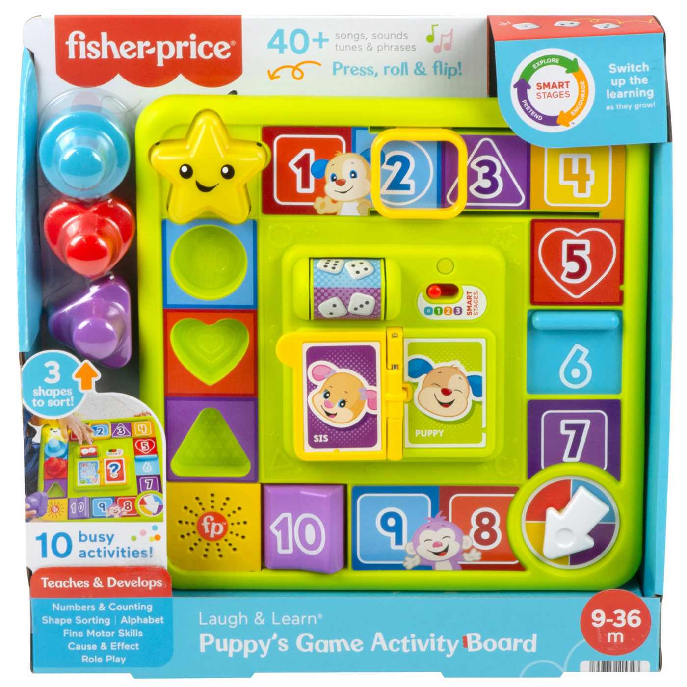 Fisher-Price Laugh & Learn Puppy's Game Activity Board; image 1 of 2