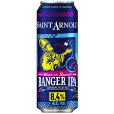 Saint Arnold Banger Imperial Hazy IPA Craft Beer, 19.2 oz