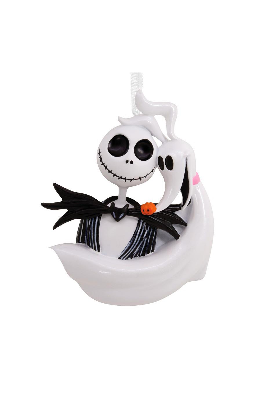 Hallmark The Nightmare Before Christmas Jack Skellington & Zero Christmas Ornament; image 1 of 3