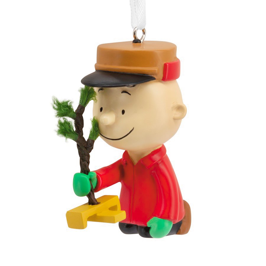 Hallmark Peanuts Charlie Brown with Tree Christmas Ornament Shop Seasonal decor at HEB