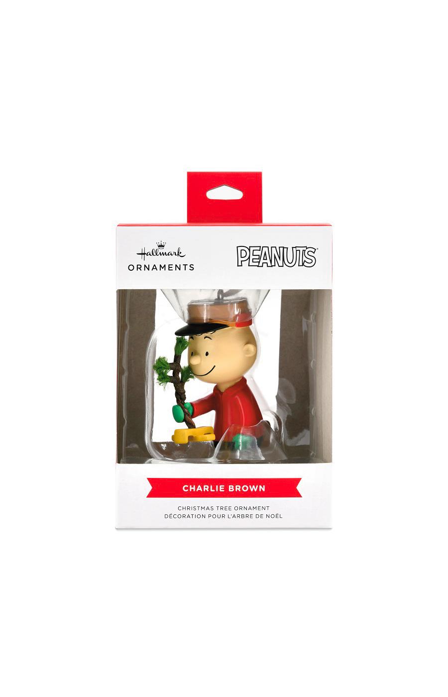 Hallmark Peanuts Charlie Brown with Tree Christmas Ornament Shop Seasonal decor at HEB