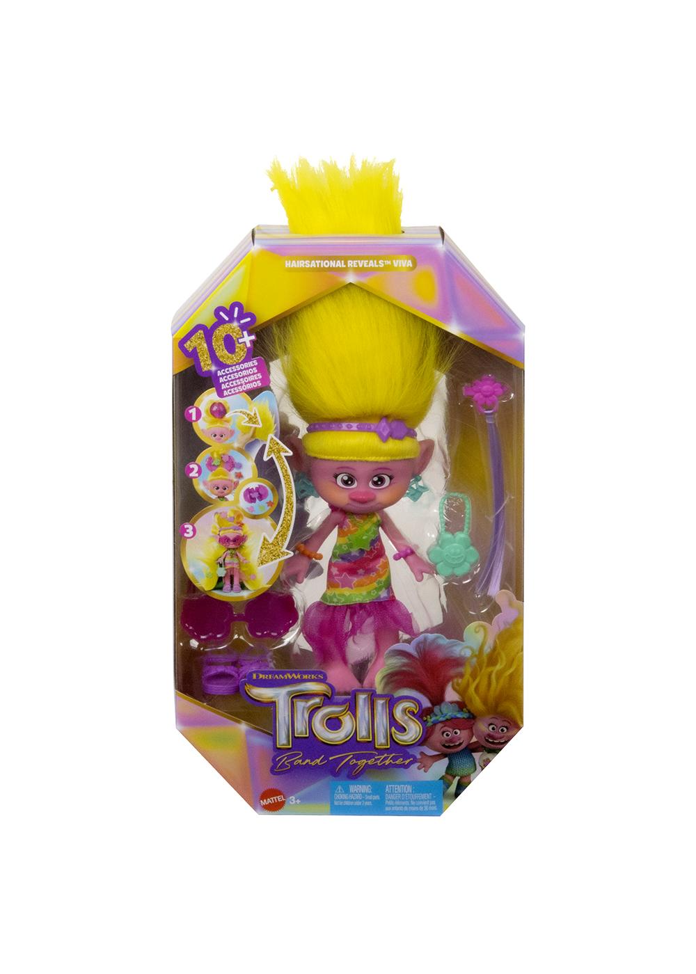 Mattel Trolls Hairsational Reveals Doll - Viva; image 1 of 3