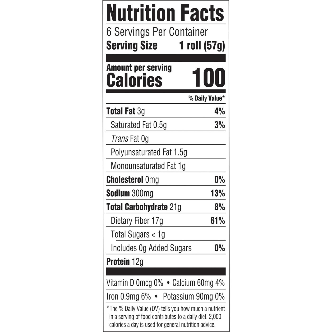 Oroweat Superior Keto Sandwich Thins; image 2 of 7
