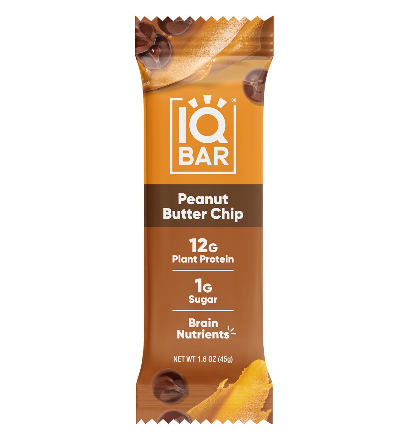 IQBar 12g Plant Protein Bar - Peanut Butter Chip; image 1 of 2