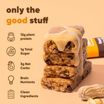 IQBar 12g Plant Protein Bar - Peanut Butter Chip