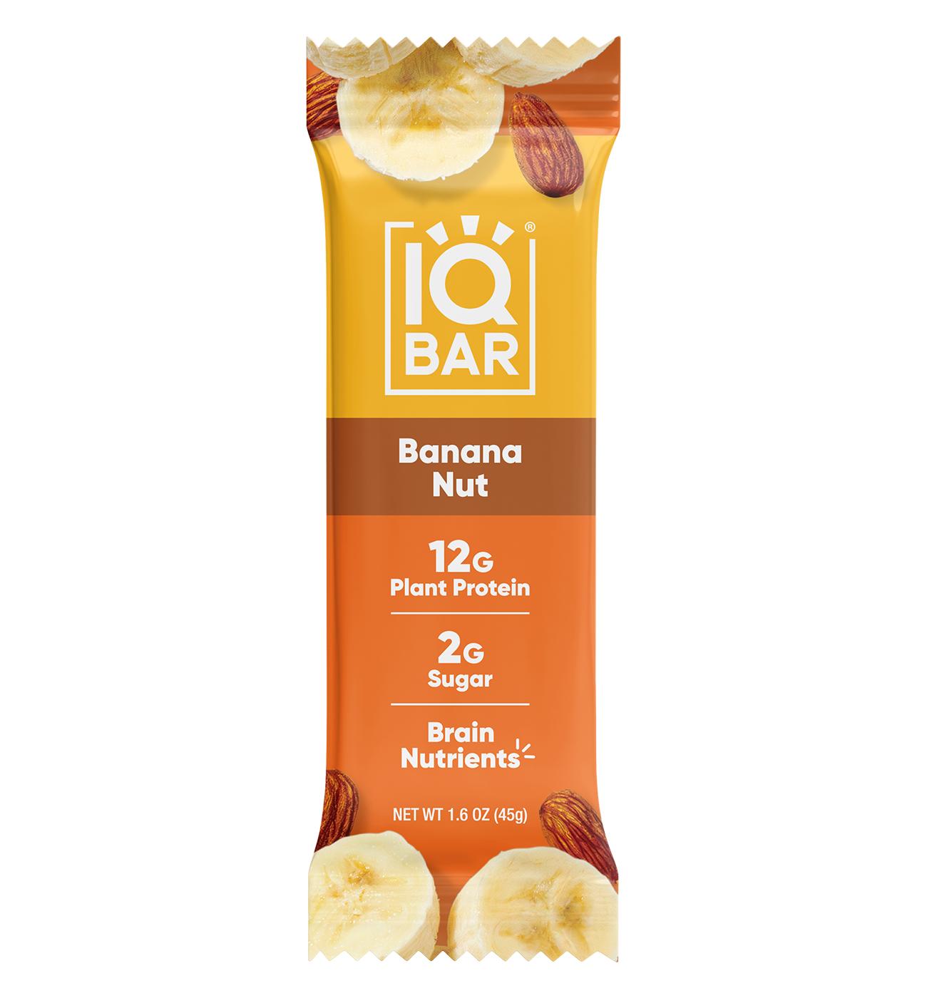 IQBar 12g Plant Protein Bar - Banana Nut; image 1 of 2