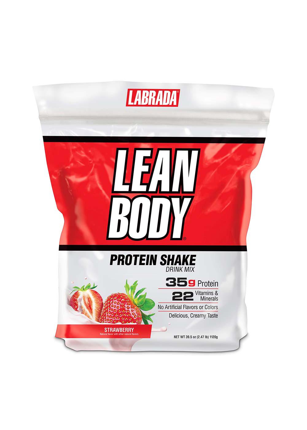 Labrada Lean Body Protein Shake Strawberry Shop Diet & Fitness at HEB