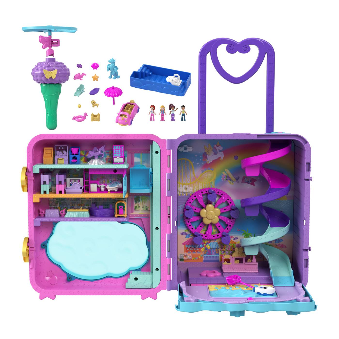 Polly Pocket Resort Roll Away Playset Shop Playsets at H E B