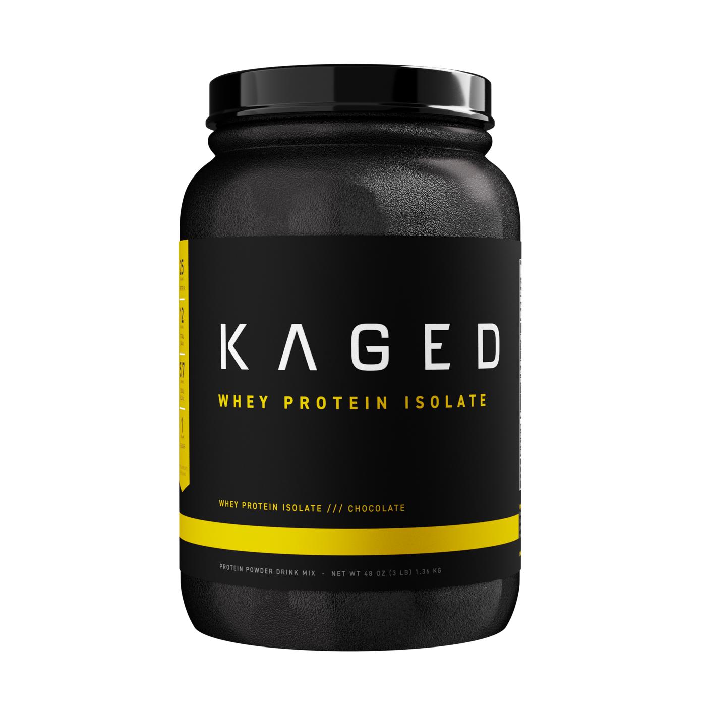 Kaged Whey Protein Isolate - Chocolate; image 1 of 2