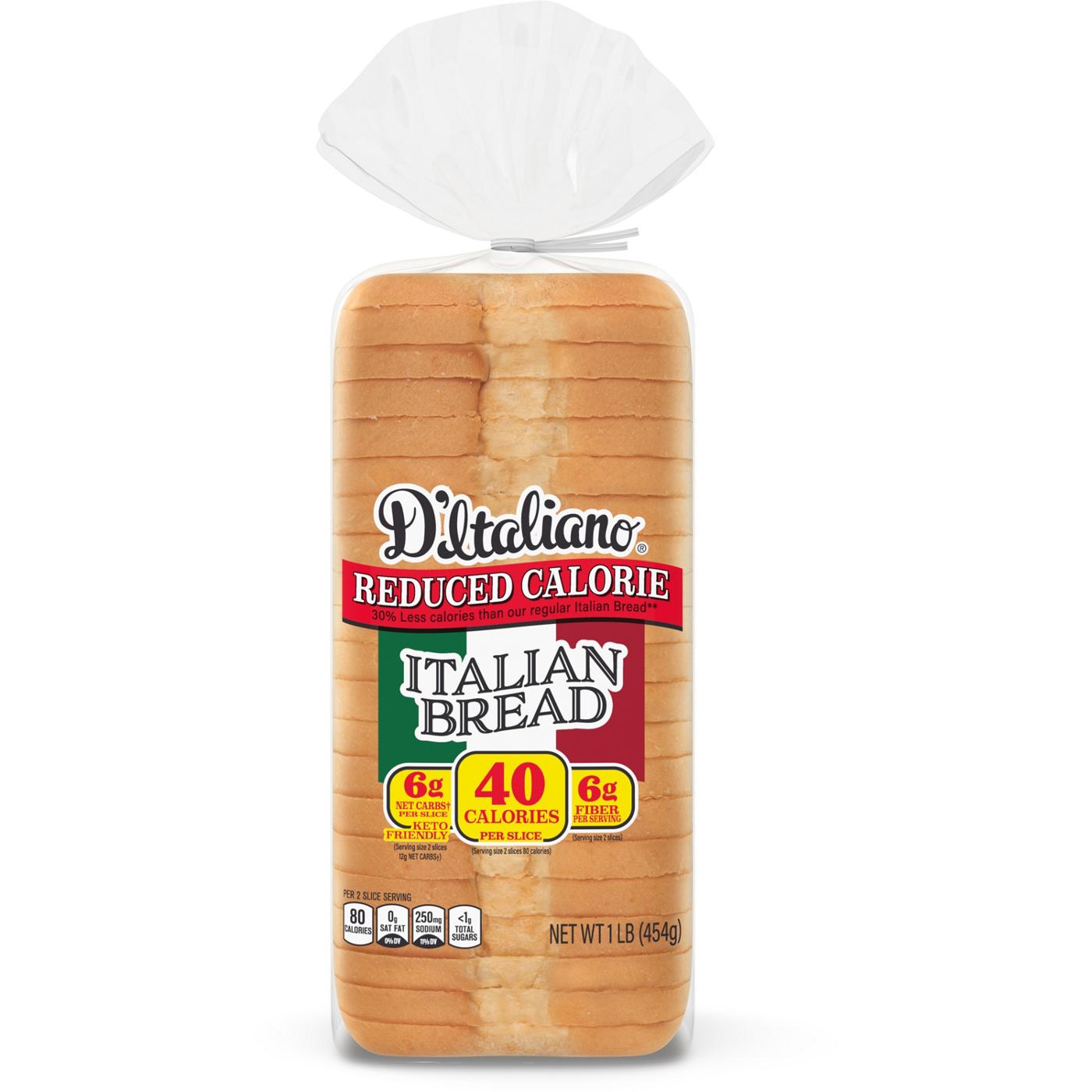 D'ltaliano D'Italiano Reduced Calorie Italian Bread; image 1 of 3