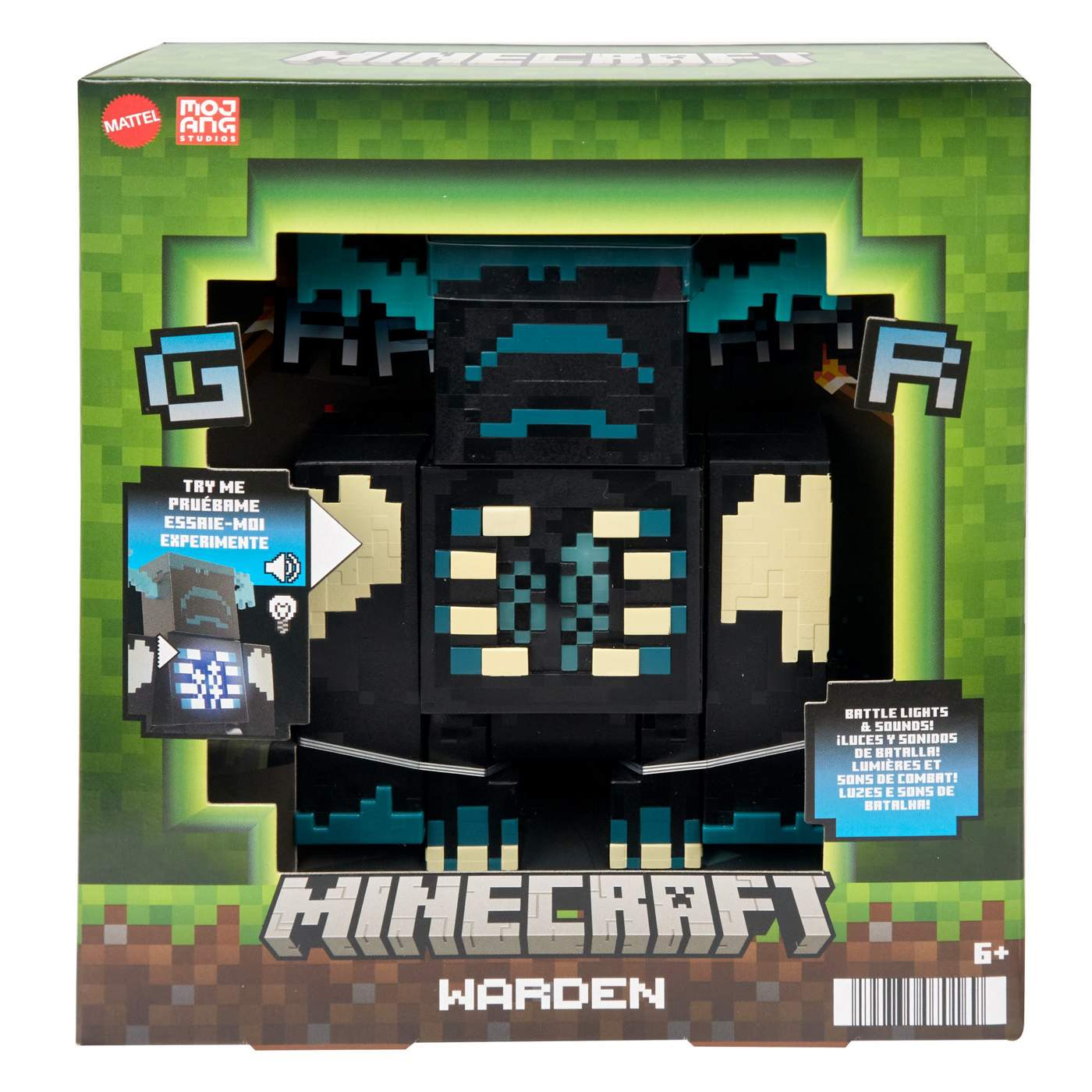 Mattel Minecraft The Warden; image 1 of 2
