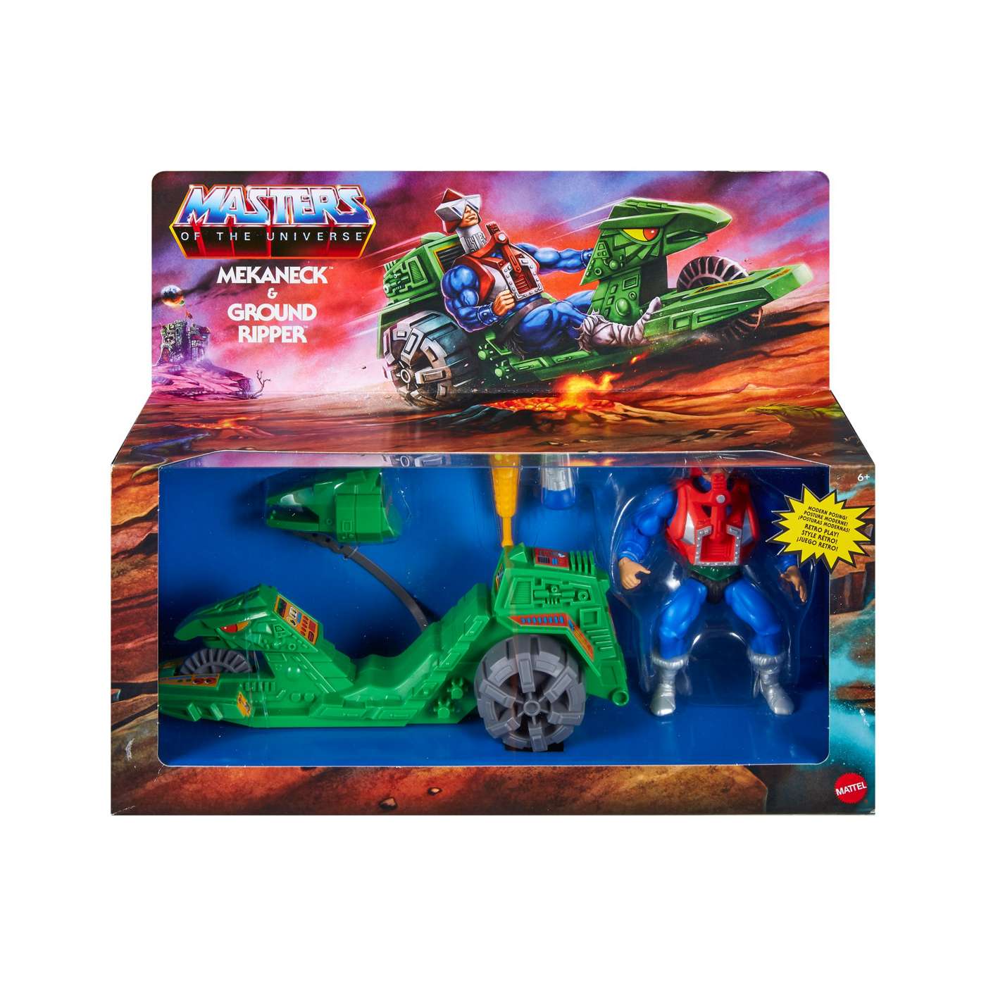 MOTU Masters Of The Universe – Mekaneck Et Ground Ripper – Mattel – Neuf
