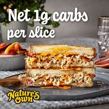 Nature's Own Soft White Keto Sliced Bread, 16 oz