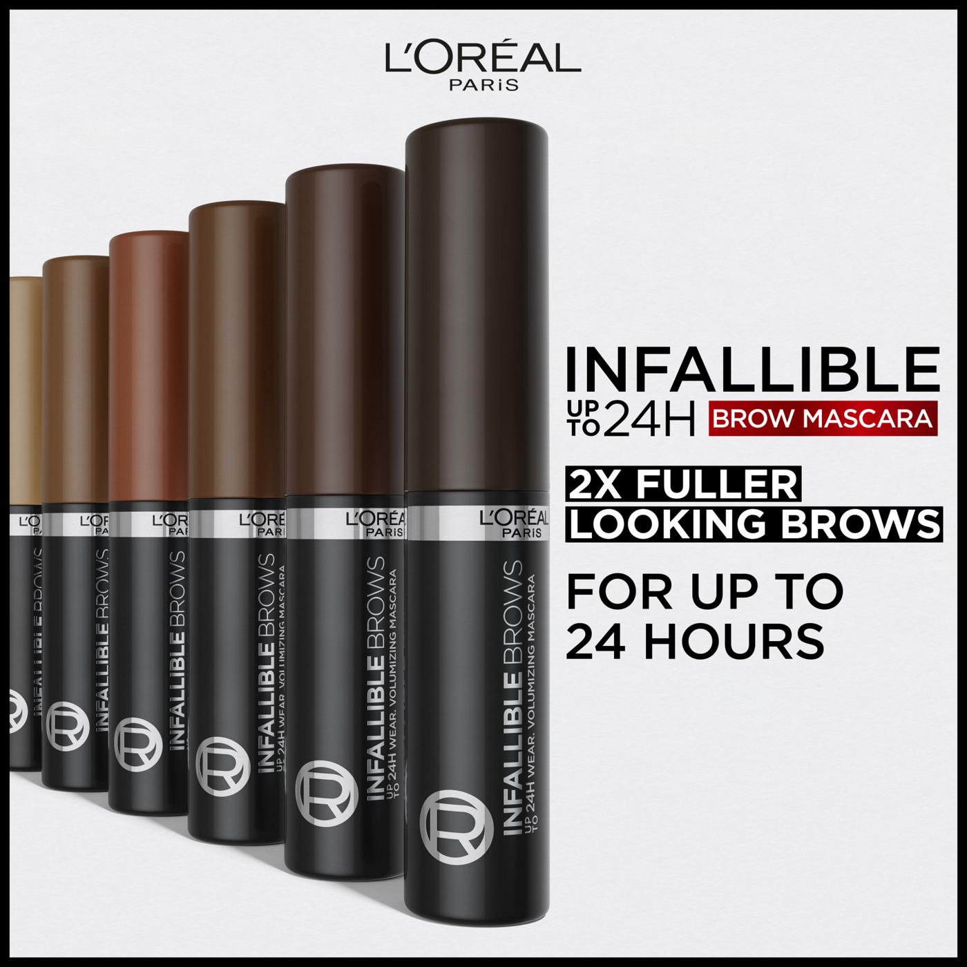 L'Oréal Paris Infallible Brows 24H Volumizing Mascara - Light Brunette; image 3 of 5