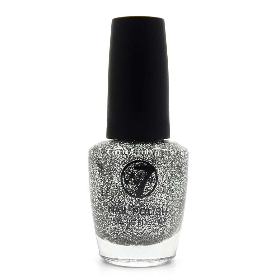 W7 Nail Polish Silver Dazzle Shop Nail Polish at HEB