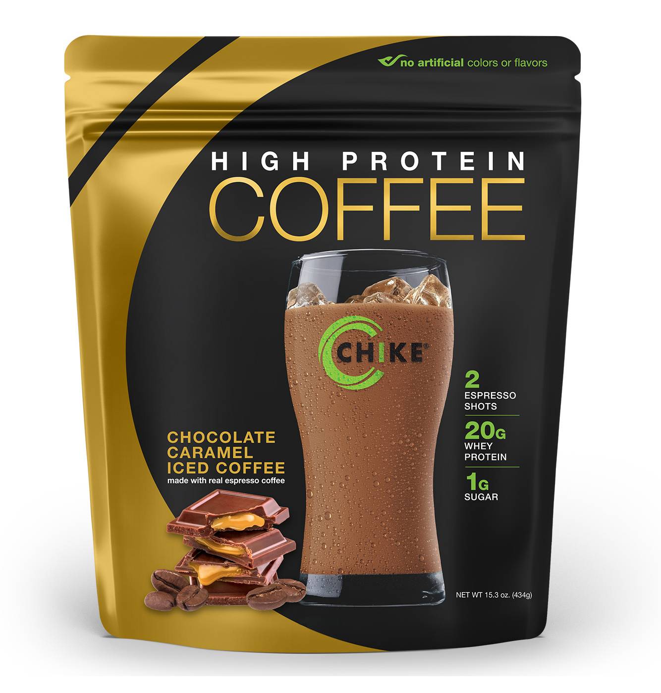 Chike 20g Protein Iced Coffee - Chocolate Caramel; image 1 of 2