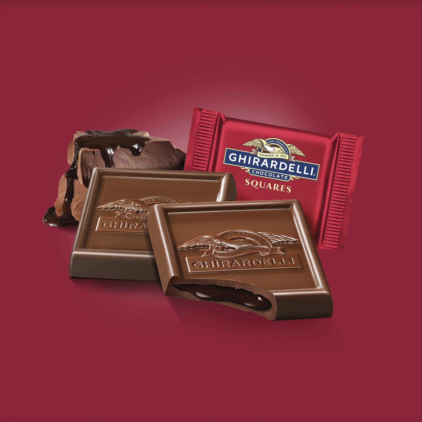 Ghirardelli Milk Chocolate Double Chocolate Squares Shop Candy at HEB