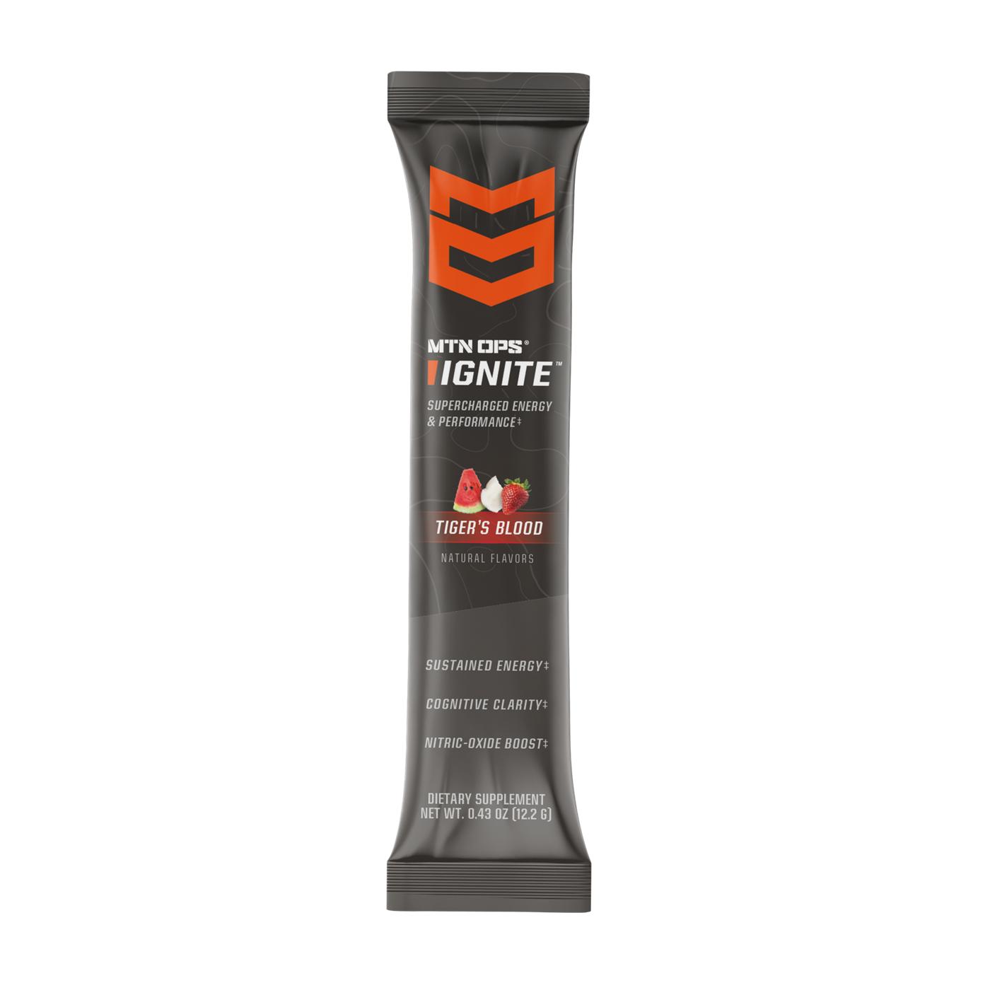 MTN OPS Ignite Supercharged Energy & Focus Drink - Tigers Blood; image 1 of 5
